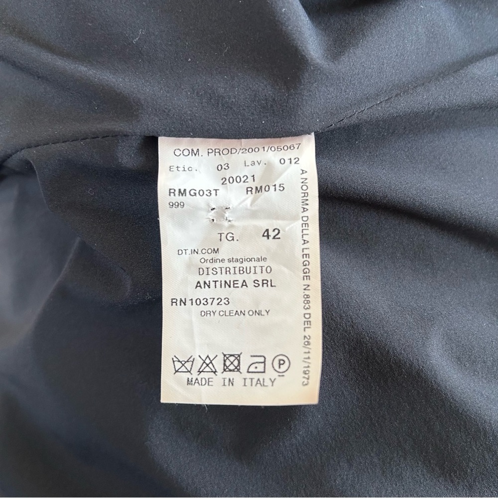 Armani Collezioni Black One Button Blazer Sz.6 - Picture 6 of 8
